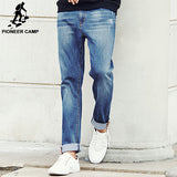 Pioneer Camp New Autumn Famous Brand Men Slim Jeans Men Street Cotton Jeans Homme Soft Pencil Pants Long Jeans Trousers 611009