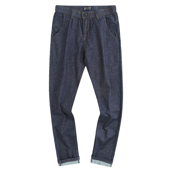 Pioneer Camp new summer thin jeans men brand-clothing casual straight denim pants male top quality denim trousers ANZ703095