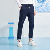 Pioneer camp summer jeans men famous brand solid blue denim trousers for men top quality denim pants male ANZ803106