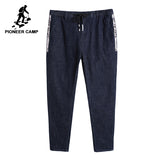 Pioneer camp summer jeans men famous brand solid blue denim trousers for men top quality denim pants male ANZ803106