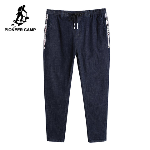 Pioneer camp summer jeans men famous brand solid blue denim trousers for men top quality denim pants male ANZ803106
