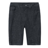 Pioneer camp new denim shorts for men brand clothing fashion solid jean shorts men thin summer bermuda male black ANZ803127