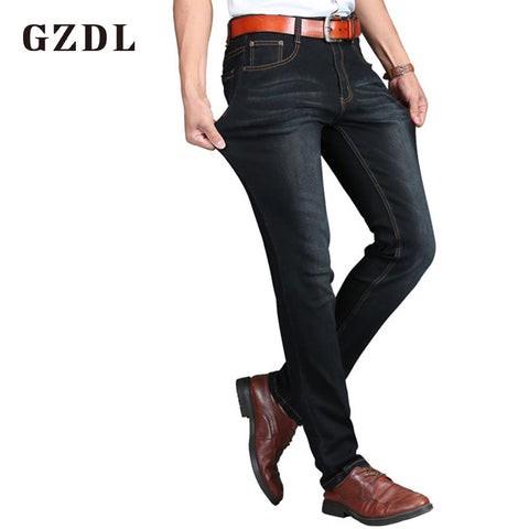 Summer Jeans Men's Trousers Thin Section Young Men's Business Casual Trousers Stretch Pants Fashion Brand Jeans CL4659.