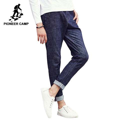 Pioneer Camp 2018 famous brand New Autumn Men Casual Jeans male Street Homme Elastic Pants Long  denim Trousers 611013